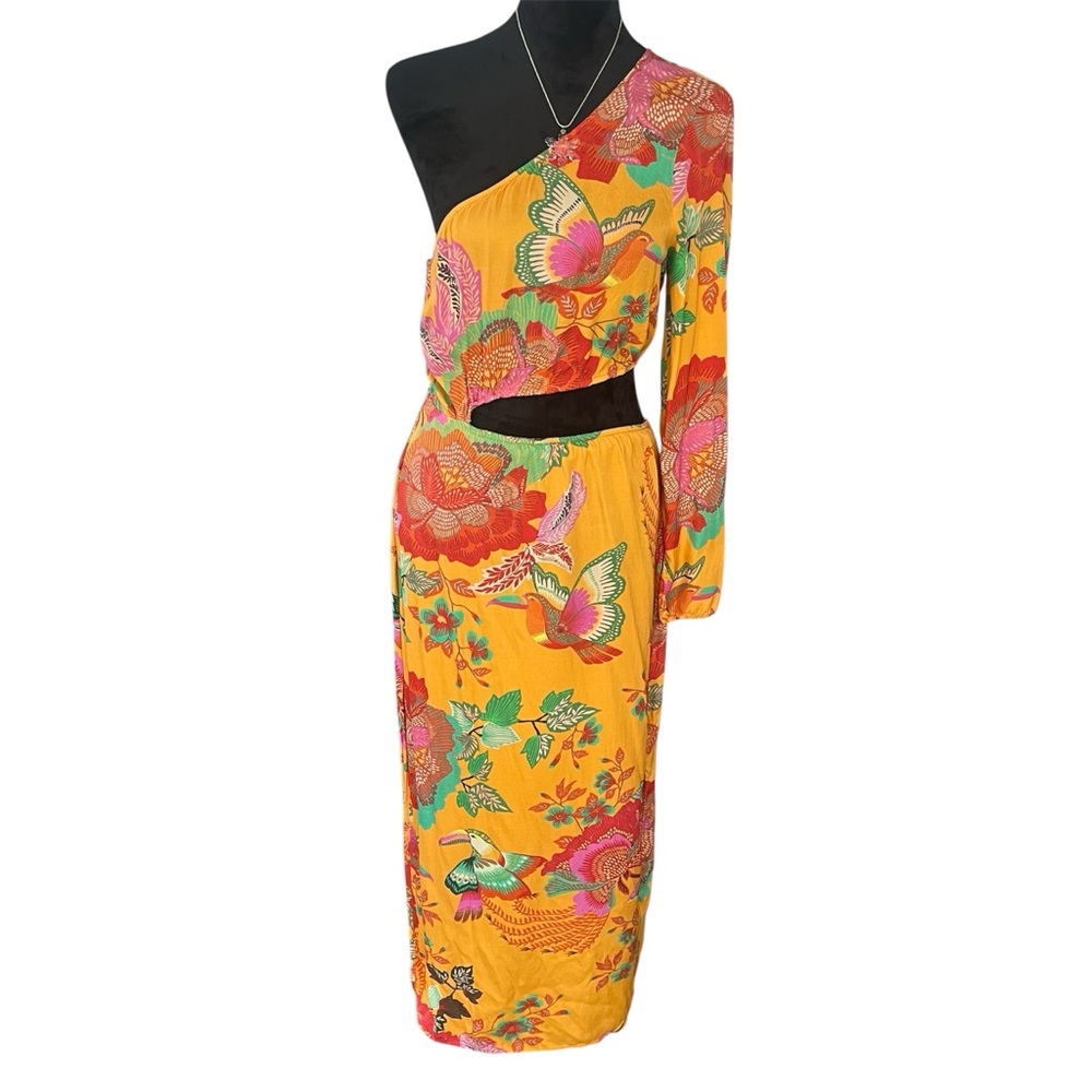 Farm Rio One-Shoulder Maxi Dress - Picture 2 of 7